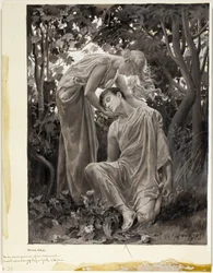 Besvimet mumlen af kærlighed og bleg af smerte