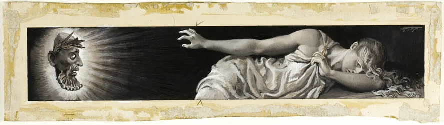 Sofistens øje, som et skarpt spyd, gik helt igennem hende