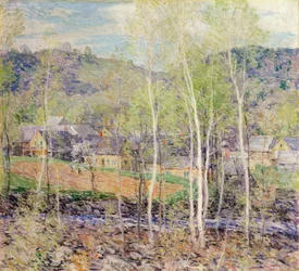 Landsbyen i foråret