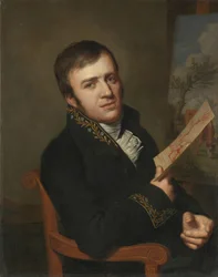 Jan (Baptist) Kobell II (1778-1814), maler, i uniform af et medlem af Det Kongelige Institut for Videnskab, Litteratur og Fine Kunster
