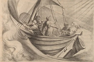 Cæsar krydser stormfulde hav, 1634.
