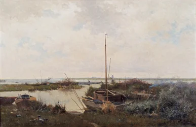 Flodlandskab, 1882.