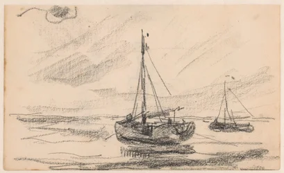 To fiskerbåde på havet