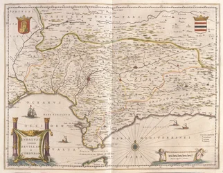 Andalusien og byen Sevilla, Gibraltarstrædet, i 