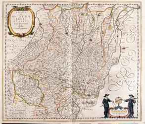 Modena, Reggio Emilia, Carpi, den sidste del af Garfagnana, Italien, i 