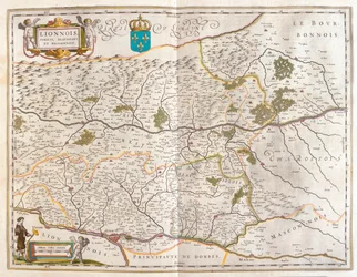 Det nordlige område af Lyon, i 