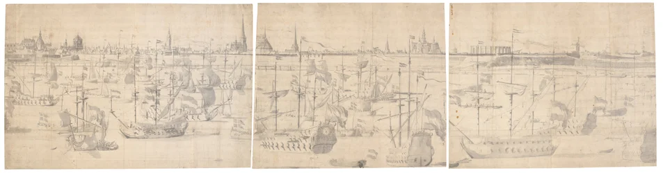 Den hollandske flåde på Københavns Red 1658