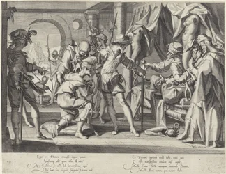 Grev Vilhelm III af Holland beordrer halshugning af sin foged Thronus Justitiae (serietitel)