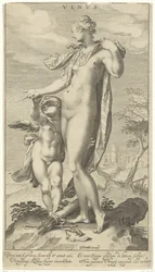Venus og Amor Venus (titel på objekt) Judgment of Paris (serietitel)