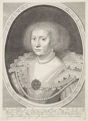 Portræt af Amalia van Solms
