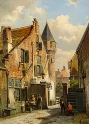 Udsigt over Leiden, 1891