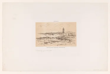 Udsigt over landsbyen West-Terschelling (titel på objekt)