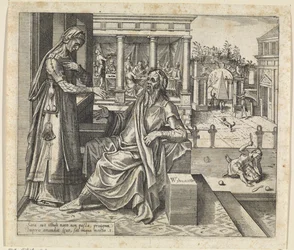 Sara beder Abraham om at sende Hagar og Ismael væk Hagars og Ismaels historie (serietitel)
