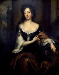 Portræt af Mary Butler, hertuginde af Devonshire (olie på lærred)