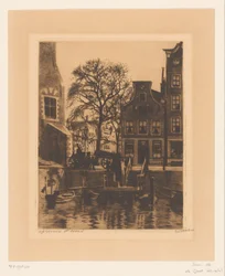 Overtalelse ved Montelbaanstoren i Amsterdam