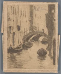 Bro over Rio di San Toma, Venedig