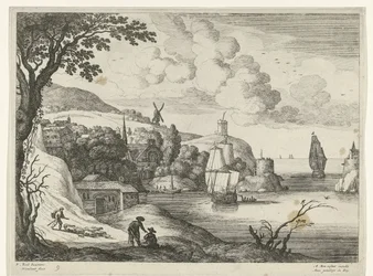 Landsby ved en bugt Italienske landskaber (serietitel)