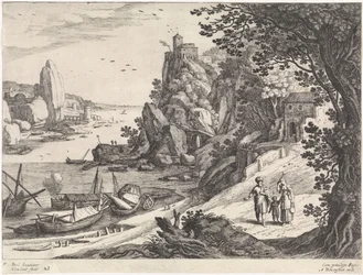 Landskab med fordrivelsen af ​​Hagar og Ismael Italienske landskaber (serietitel)