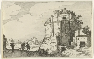 romersk ruin Romerske ruiner og kystlandskaber (serie 1) (serietitel)