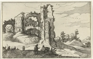 Ruin med en låge Romerske ruiner og kystlandskaber (serie 1) (serietitel)