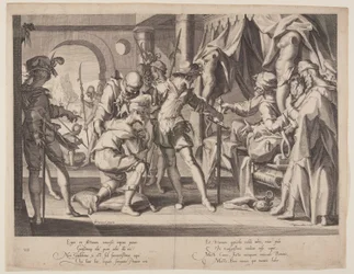 Grev William tillader halshugning, planche 7 fra Thrones of Justice (Thronus Iustitiae)