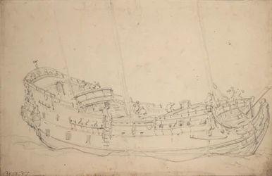 Portræt af en engelsk femmer, ca. 1675 (grafit)