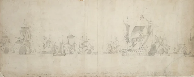 Den hollandske flåde efter krigsrådet, 8.-18. august 1665