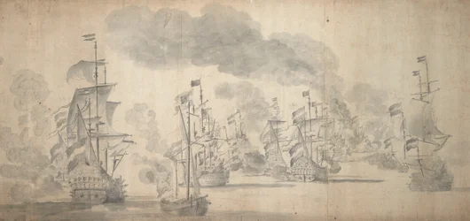 Slaget ved Solebay, 28. maj-7. juni 1672 (grafit)