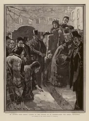 Langfredag i kirken St Bartholomew the Great, Smithfield (gravering)