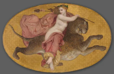 Bacchante på en panter