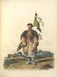 En soldat i sin almindelige kjole