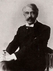 Konstantin Stanislavsky, russisk skuespiller og teaterinstruktør, c1890-c1900.