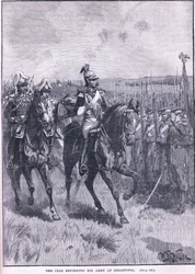 Zaren gennemgår sin hær ved Sebastopol 1856 AD