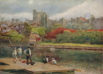 Slottet fra flåderne, c1900