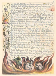 Amerika. En profeti, plade 17, om Albions engle ....