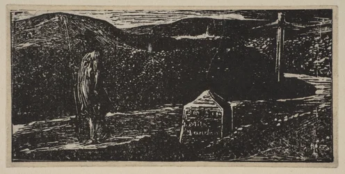 Colinets Journey: Milestone Marked LXII Miles to London, fra Thorntons Pastorals of V..., 1821.