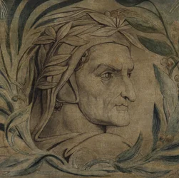Dante Alighieri, ca. 1800-03 (pen & blæk med tempera på lærred)