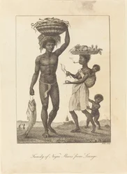 Slavefamilie fra Loango, 1793.