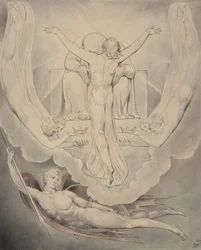 Illustration 3 til Miltons "Paradise Lost": Christ Offers to Redeem Man, 1807