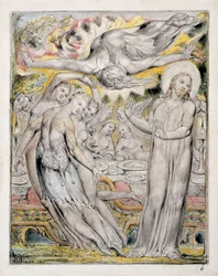 PD.18-1950 Kristus nægtede banketten tilbudt af Satan, fra 