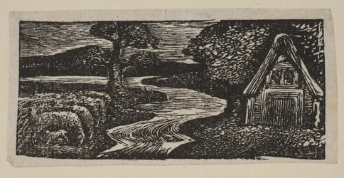 Sabrinas Silvery Flood, fra Thorntons Pastorals of Virgil, 1821.