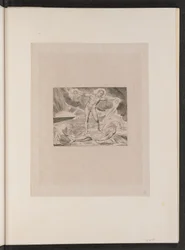 Satan slår job med bylder, 1825.