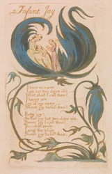 Innocence Songs, Plate 14, %22Infant Joy %22 (Bentley 25)