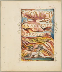 Sange om uskyld og erfaring, der viser den menneskelige sjæls to modstridende tilstande..., ca. 1825.