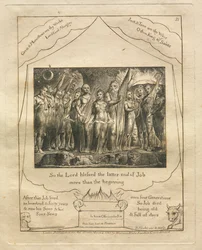 Jobs Bog: Pl. 21, Så Herren velsignede Jobs sidste ende mere end begyndelsen, 1825.