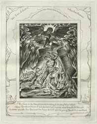 Jobs Bog: Pl. 3, Dine sønner og dine døtre spiste og drak vin..., 1825.