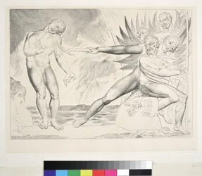 De korrupte embedsmænds kreds: Djævlene, der piner Ciampolo, Inferno, Canto XXII, illustration til 