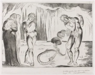 Tyvenes cirkel, Buoso Donati angrebet af slangen, 1827.