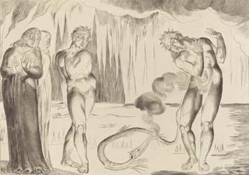 Tyvenes cirkel, Buoso Donati angrebet af slangen, 1827.