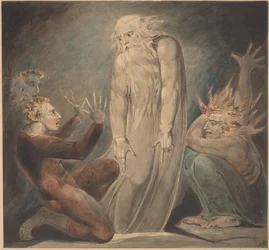 Samuels spøgelse viser sig for Saul